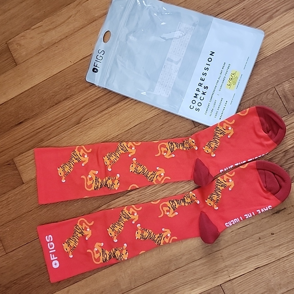 NWT FIGS SOCKS LIMITED EDITION lrg